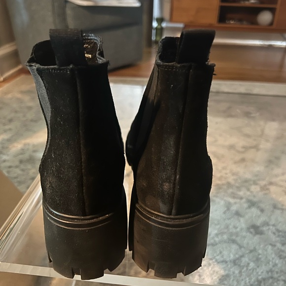 Steve Madden Women's Black Suede Ankle Boot - Picture 3 of 5